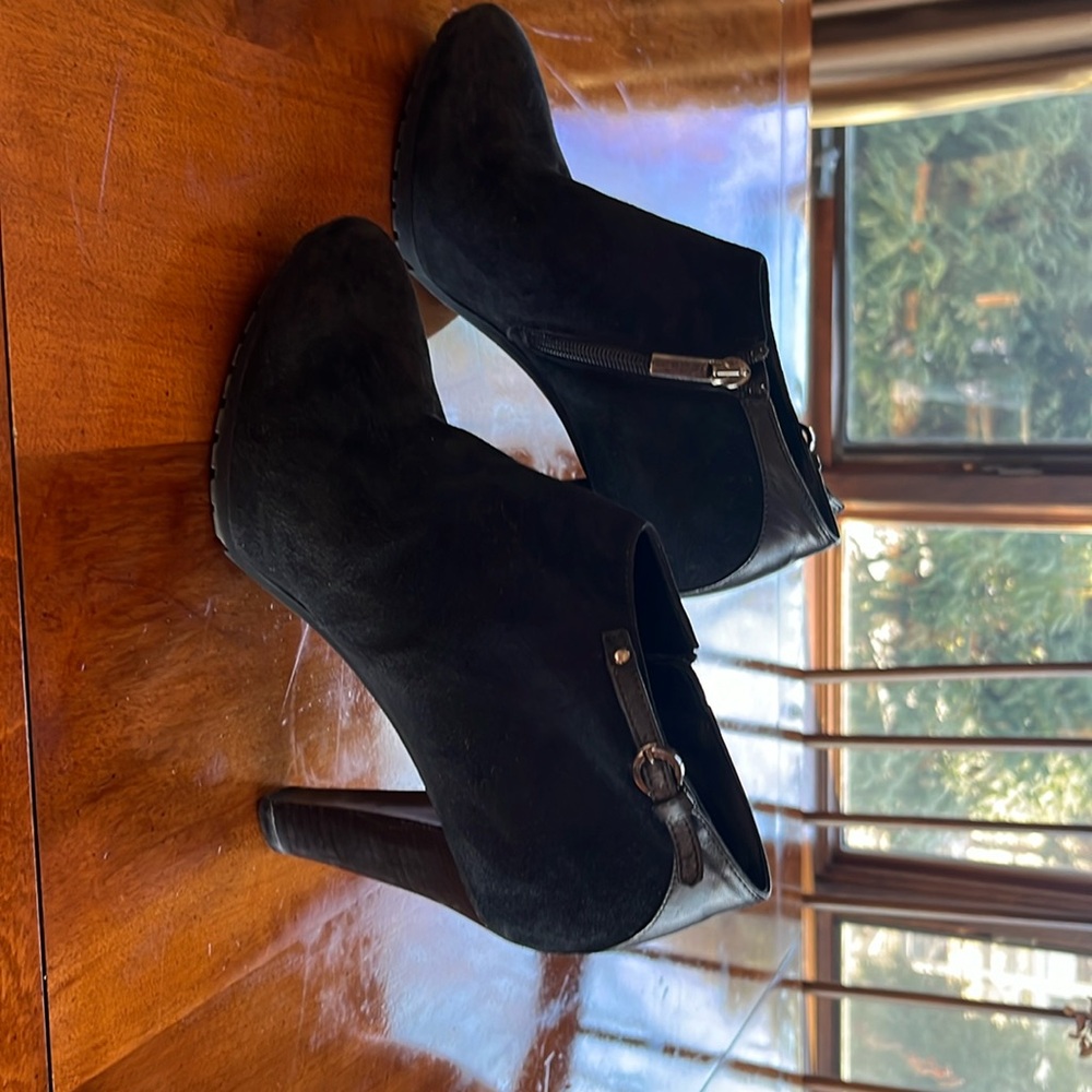 Women’s Aquatalia Black Suede Bootie
